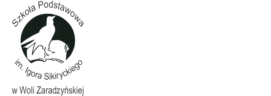 Link do strony www sp. im. Igora Sikiryckiego w Woli Zaradzyńskiej