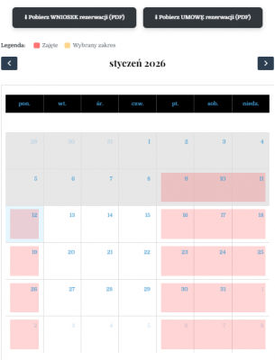 grafika prezentująca system rezerwacji