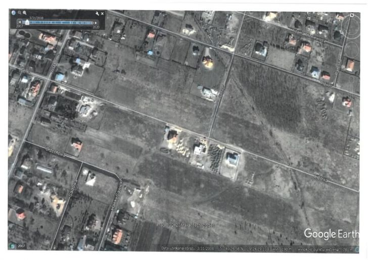 obraz satelitarny ulicy Lipowej 2008 rok
