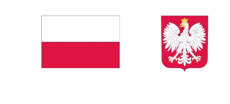 flaga oraz godło Polski