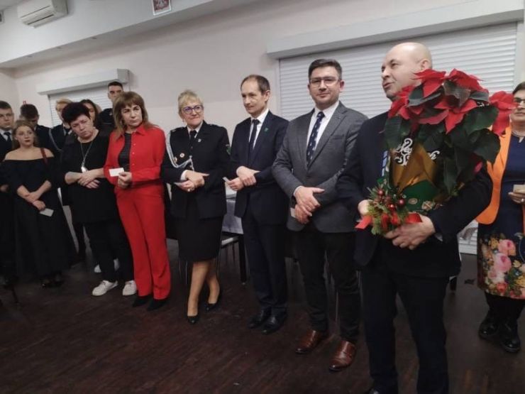 podczas spotkania wigilijnego