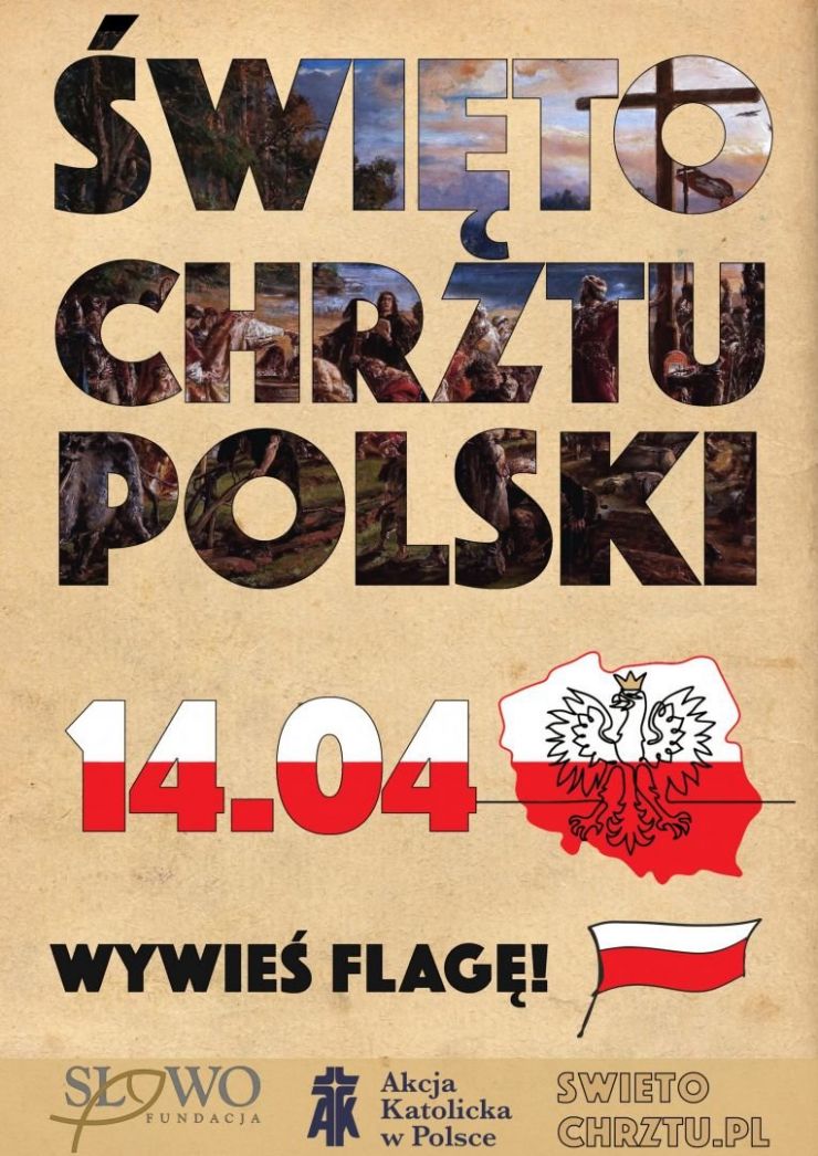 święto chrztu polski 14.04 wywieś flagę