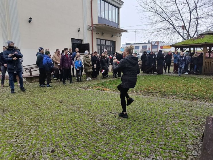 rozgrzewka przed marszobiegiem